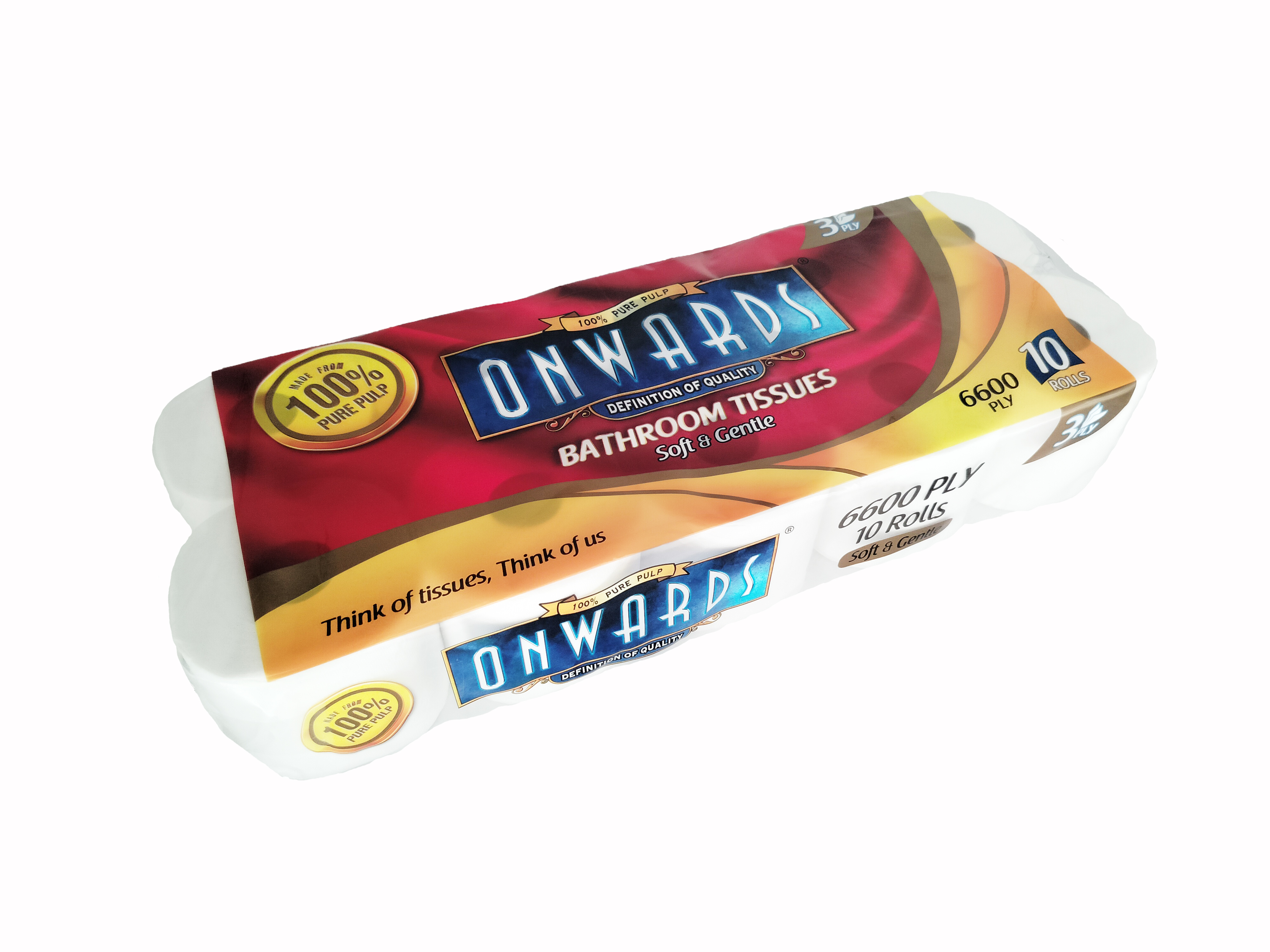 Onwards - Bathroom Tissue 10 Rolls x 6600 Ply